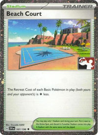 Beach Court (Cosmos Holo) (167/198)  - Prize Pack Series Cards Holofoil