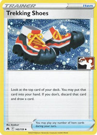 Trekking Shoes (Cosmos Holo) (145/159)  - Prize Pack Series Cards Holofoil