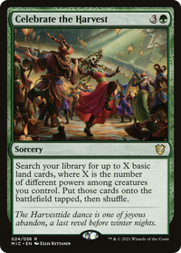 Celebrate the Harvest [Innistrad: Midnight Hunt Commander]