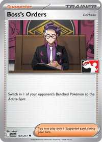 Boss's Orders [Corbeau] (183/217)  - Prize Pack Series Cards