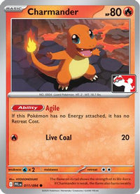Charmander (11/094)  - Prize Pack Series Cards