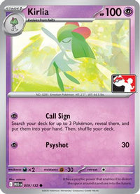 Kirlia (59/132)  - Prize Pack Series Cards