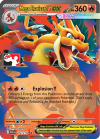 Mega Charizard Y ex (22/217)  - Prize Pack Series Cards Holofoil