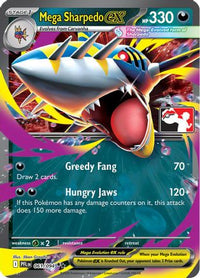 Mega Sharpedo ex (61/094)  - Prize Pack Series Cards Holofoil