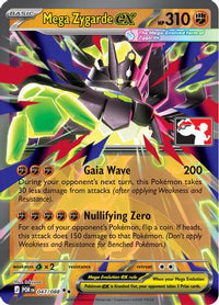Mega Zygarde ex (47/088)  - Prize Pack Series Cards Holofoil