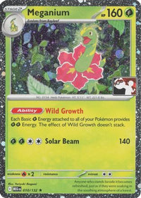 Meganium (Cosmos Holo) (10/132)  - Prize Pack Series Cards Holofoil