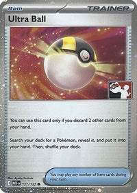 Ultra Ball (Cosmos Holo) (131/132)  - Prize Pack Series Cards Holofoil