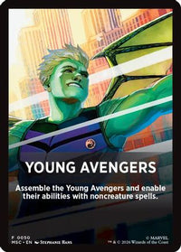 Young Avengers Theme Card (MSC-050) - Commander: Marvel Super Heroes