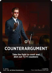 Counterargument Theme Card (MSC-014) - Commander: Marvel Super Heroes