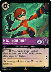 Mrs. Incredible - Created by the Vine (51/204) - Attack of the Vine Cold Foil