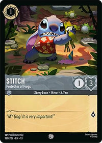 Stitch - Protector of Frogs (180/204) - Attack of the Vine Cold Foil