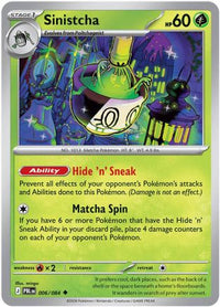 Sinistcha (6/084) - ME05 Pitch Black
