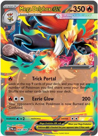 Mega Delphox ex (8/084) - ME05 Pitch Black Holofoil