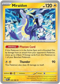 Miraidon (28/084) - ME05 Pitch Black Reverse Holofoil