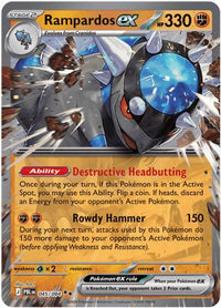 Rampardos ex (45/084)  - ME05 Pitch Black Holofoil