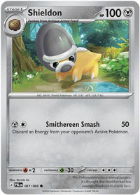 Shieldon (61/084) - ME05 Pitch Black Reverse Holofoil