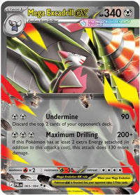 Mega Excadrill ex (65/084)  - ME05 Pitch Black Holofoil