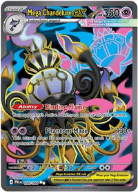 Mega Chandelure ex (99/084)  - ME05 Pitch Black Holofoil