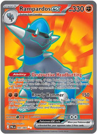 Rampardos ex (100/084)  - ME05 Pitch Black Holofoil