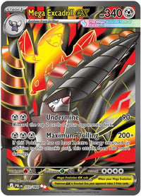 Mega Excadrill ex (103/084)  - ME05 Pitch Black Holofoil