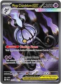 Mega Chandelure ex (115/084)  - ME05 Pitch Black Holofoil