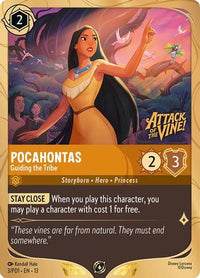 Pocahontas - Guiding the Tribe (3) - Disney Lorcana Promo Cards Holofoil