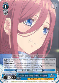 Nouvelle étudiante, Miku Nakano (5HY/W83-TE48 TD) [The Quintessential Quintuplets] 