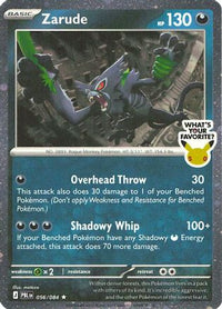Zarude (What's Your Favorite Stamp) (56) - Miscellaneous Cards & Products Holofoil