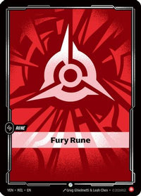 Fury Rune (R01) - Vendetta Foil