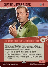 Captain James T. Kirk (Showcase) (TRK-418) - Star Trek Foil