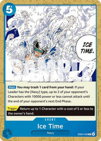 Ice Time (EB04-028) - Starter Deck 33: BLUE Kuzan