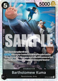 Bartholomew Kuma (ST35-005) - Starter Deck 35: RED/BLACK Sabo Foil