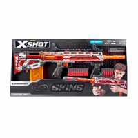 X-SHOT - SKINS PRO SERIES LONGSHOT BLASTER (w/40 DARTS) — LOT × 4 (Special Order)