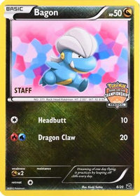 Bagon (Regional Championships) [Staff] (6/20)  - League & Championship Cards Holofoil