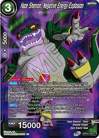 Haze Shenron, Negative Energy Explosion (BT14-133) [Cross Spirits] - POKÉ JEUX