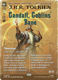 Gandalf, Goblins' Bane (Borderless) (HOB-242) - The Hobbit