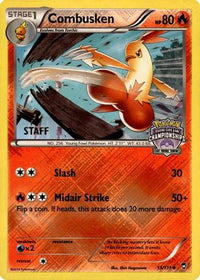 Combusken (State Championships) [Staff] (13/111)  - League & Championship Cards Reverse Holofoil