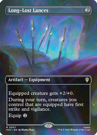 Long-Lost Lances (Borderless) (HOC-007) - The Hobbit: Eternal-Legal Foil