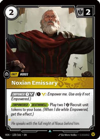 Noxian Emissary (128/166) - Vendetta Foil