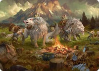 Mount Gundabad Mobilizes Art Card (ASHOB-054) - Art Series: The Hobbit