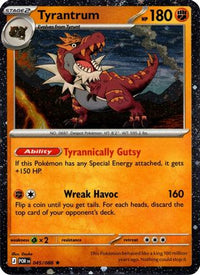 Tyrantrum (Cosmos Holo) (45/088)  - Blister Exclusives Holofoil