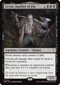 Istvan, Butcher of Eln (-014) - Mystery Booster Commander Edition Foil