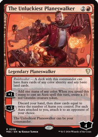 The Unluckiest Planeswalker (-026) - Mystery Booster Commander Edition Foil