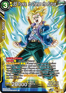 SS Trunks, to Change the Future (Uncommon) (BT13-102) [Supreme Rivalry] - POKÉ JEUX