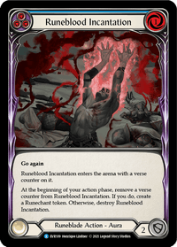 Runeblood Incantation (Blue) [EVR109] (Everfest) 1st Edition Rainbow Foil - POKÉ JEUX