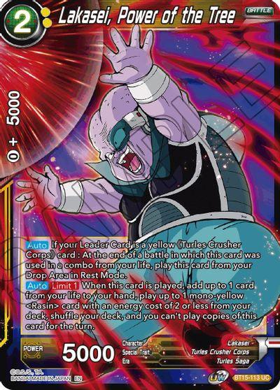 Lakasei, Power of the Tree (BT15-113) [Saiyan Showdown] - POKÉ JEUX