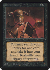 Demonic Tutor [Alpha Edition]