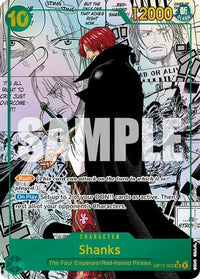 Shanks (022) (Manga) (OP17-022) - The World's Strongest Warriors Foil