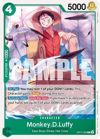 Monkey.D.Luffy (030) (OP17-030) - The World's Strongest Warriors