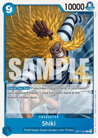 Shiki (047) (OP17-047) - The World's Strongest Warriors Release Event Cards